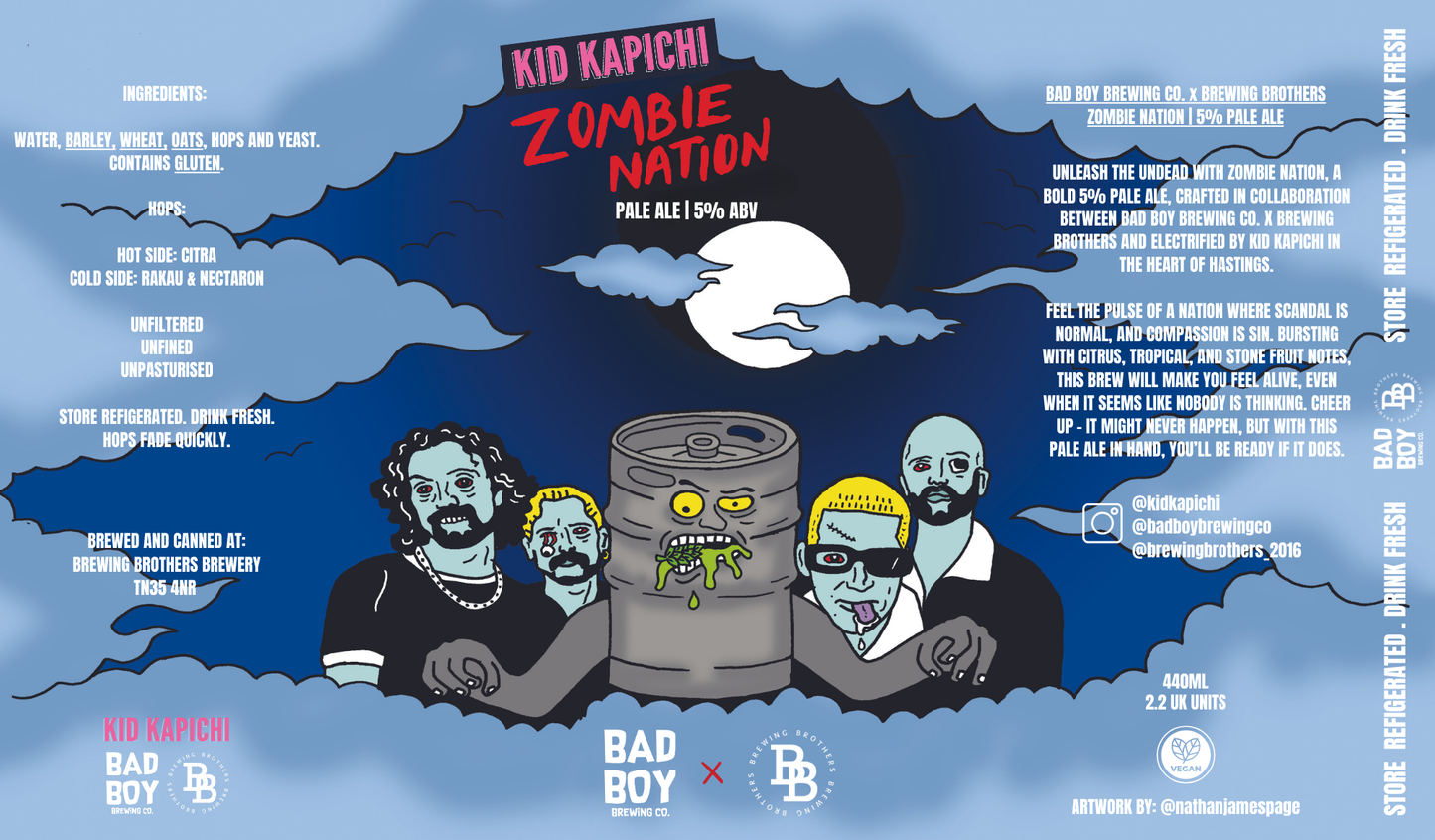 Kid Kapichi: Zombie Nation - 5% Pale Ale